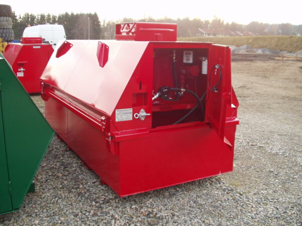 IBC 1000 - 3000 L med skåp & balja - Bild 2