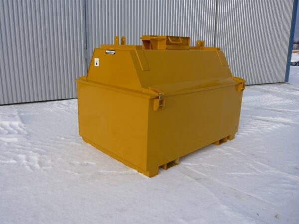 IBC 1500 -3000 L utan skåp med stor balja