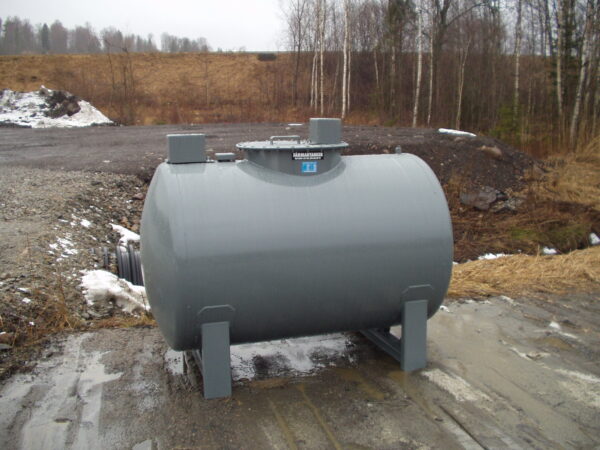 Eldningsoljetank cylinderformad – utan balja  1700 – 10000 L